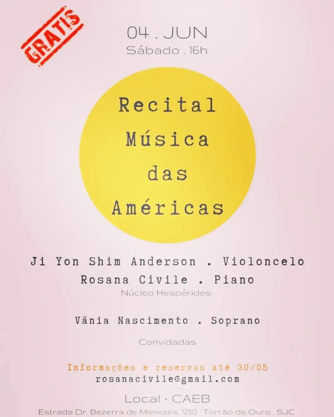 Recital Música das Américas